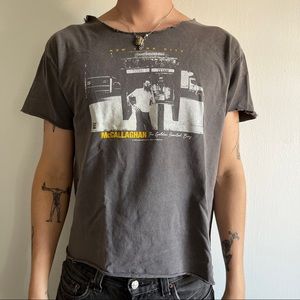 Distressed Brandy Melville Graphic Band T-Shirt